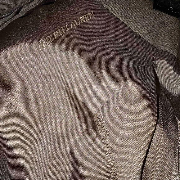 Ralph Lauren Black Label Womens Taupe Wool‎ Long Duster Trench Coat 12 - Picture 5 of 6